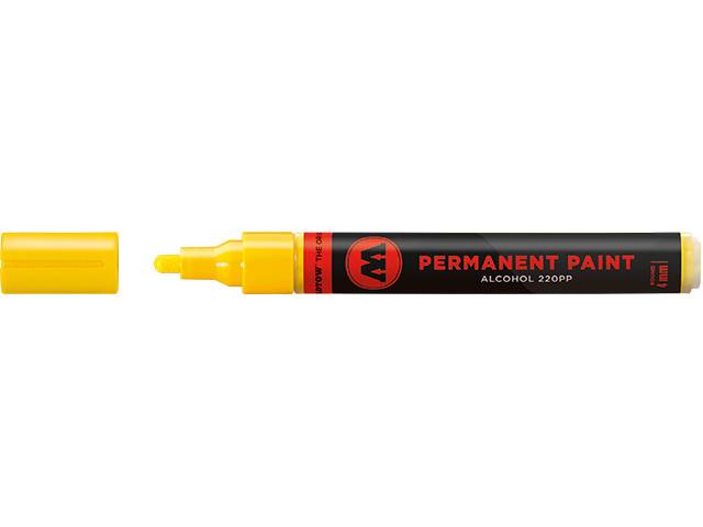 Marker Permanent Paint 220PP Alcohol, 4mm, Nr. 006, zinkgelb