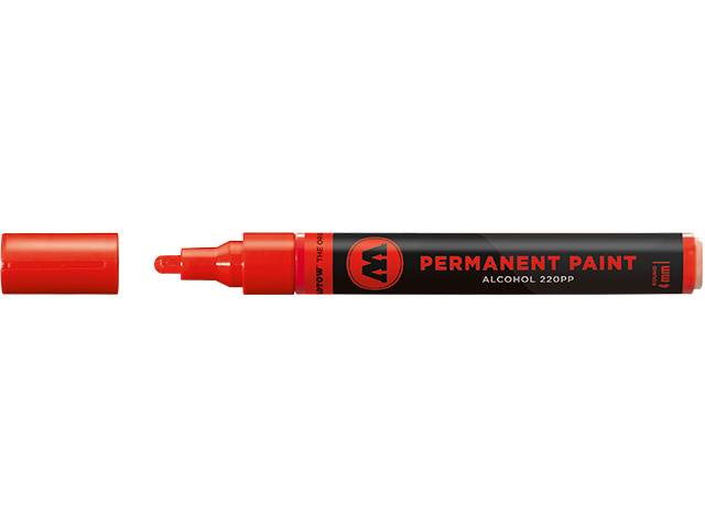 Marker Permanent Paint 220PP Alcohol, 4mm, Nr. 013, verkehrsrot