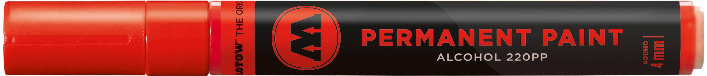 Marker Permanent Paint 220PP Alcohol, 4mm, Nr. 013, verkehrsrot