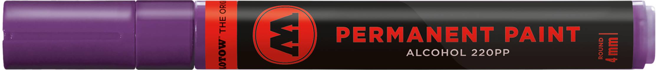 Marker Permanent Paint 220PP Alcohol, 4mm, Nr. 042, purpur