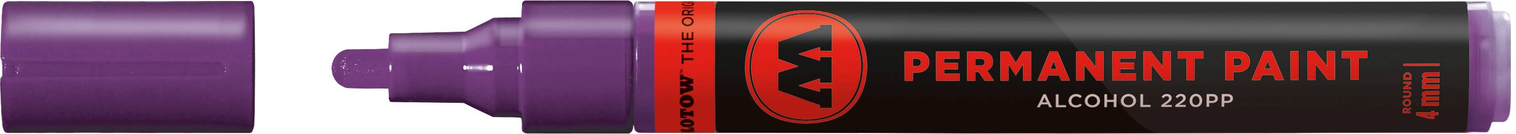 Marker Permanent Paint 220PP Alcohol, 4mm, Nr. 042, purpur