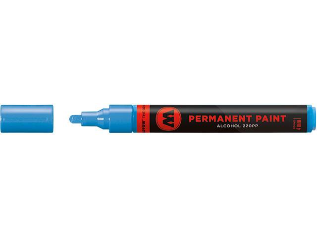 Marker Permanent Paint 220PP Alcohol, 4mm, schockblau mittel