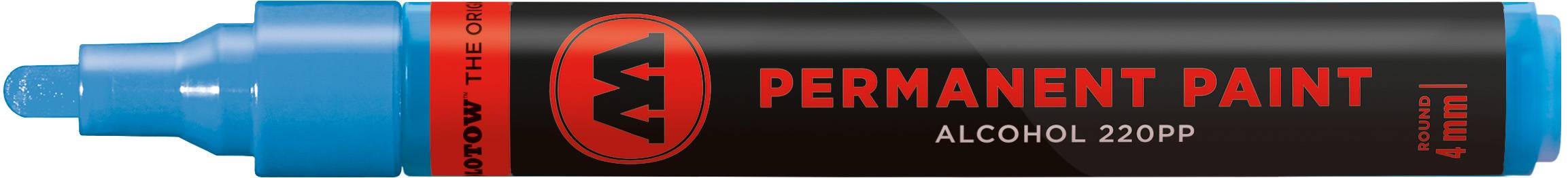 Marker Permanent Paint 220PP Alcohol, 4mm, schockblau mittel