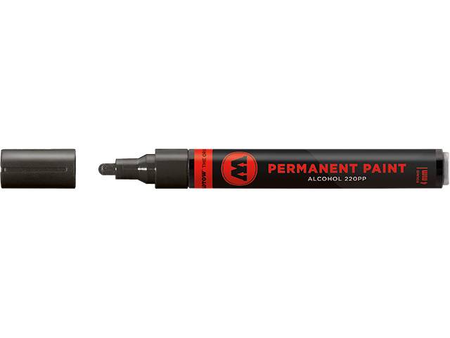 Marker Permanent Paint 220PP Alcohol, 4mm, Nr.180, signalschwarz
