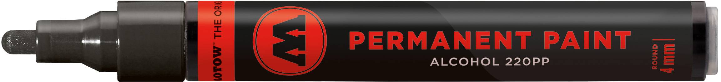 Marker Permanent Paint 220PP Alcohol, 4mm, Nr.180, signalschwarz
