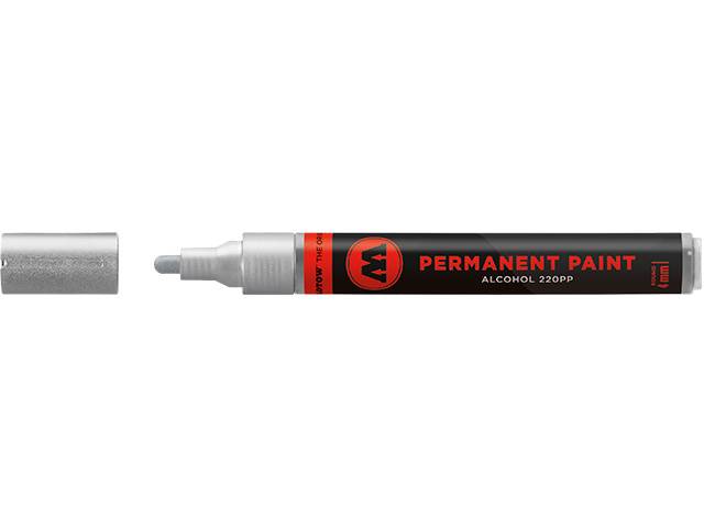 Marker Permanent Paint 220PP Alcohol, 4mm, Nr. 400, chrom