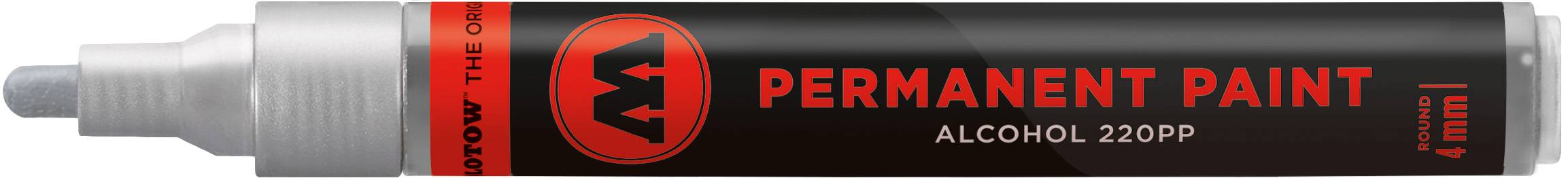 Marker Permanent Paint 220PP Alcohol, 4mm, Nr. 400, chrom