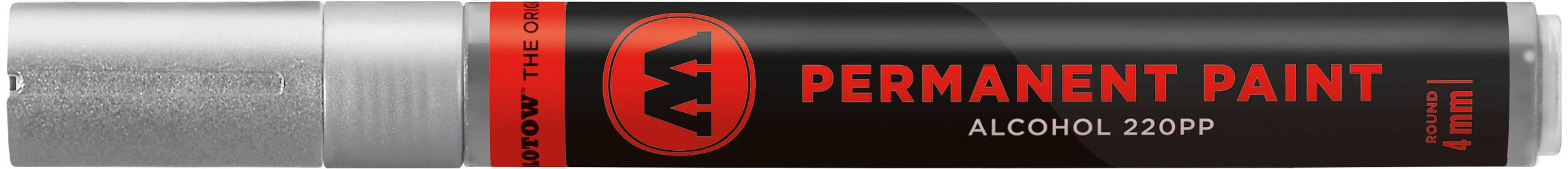 Marker Permanent Paint 220PP Alcohol, 4mm, Nr. 400, chrom