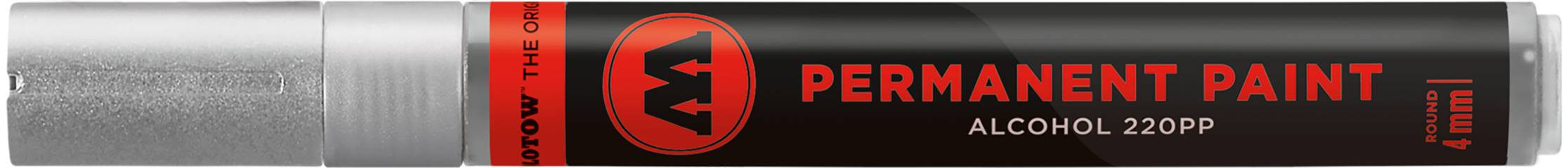 Marker Permanent Paint 220PP Alcohol, 4mm, Nr. 400, chrom