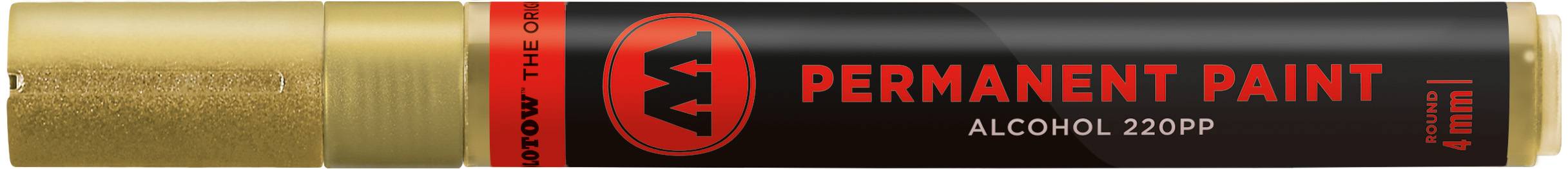 Marker Permanent Paint 220PP Alcohol, 4mm, Nr. 401, gold