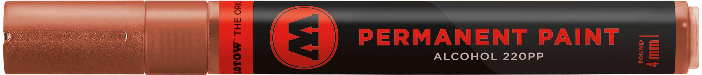 Marker Permanent Paint 220PP Alcohol, 4mm, Nr. 402, kupfer