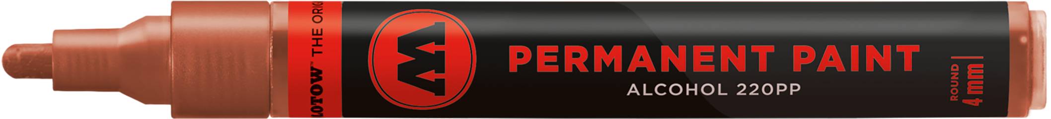 Marker Permanent Paint 220PP Alcohol, 4mm, Nr. 402, kupfer