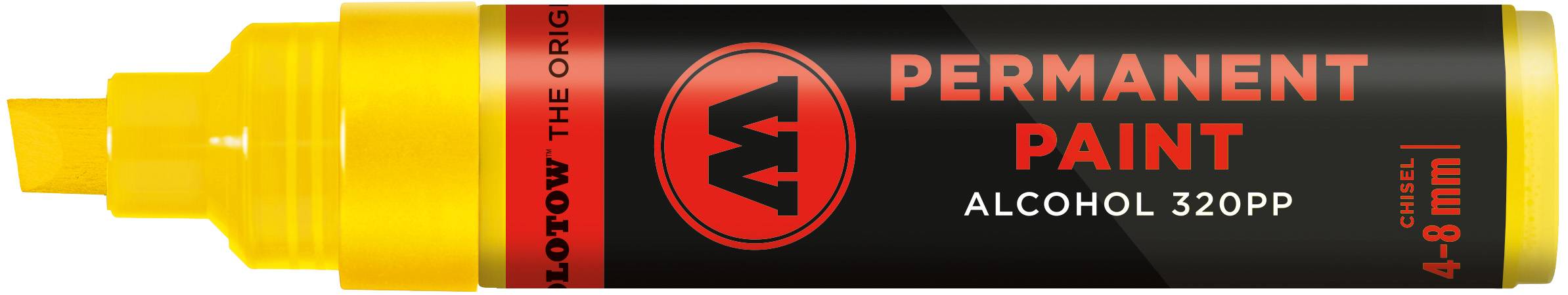 Marker Permanent Paint 320PP Alcohol, 4-8mm, Nr. 006, zinkgelb