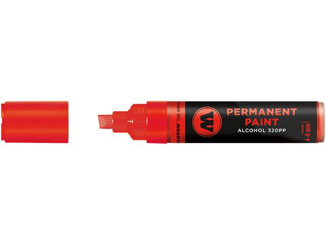 Marker Permanent Paint 320PP Alcohol, 4-8mm, Nr.013, verkehrsrot