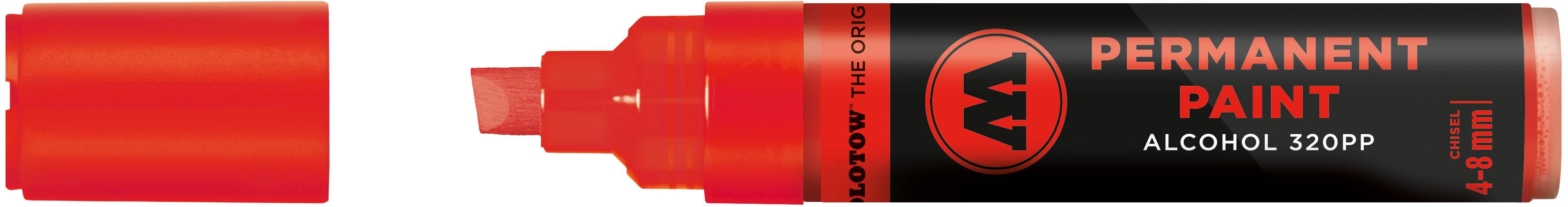 Marker Permanent Paint 320PP Alcohol, 4-8mm, Nr.013, verkehrsrot