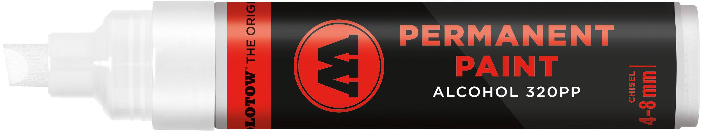 Marker Permanent Paint 320PP Alcohol, 4-8mm, Nr.160, signalweiss