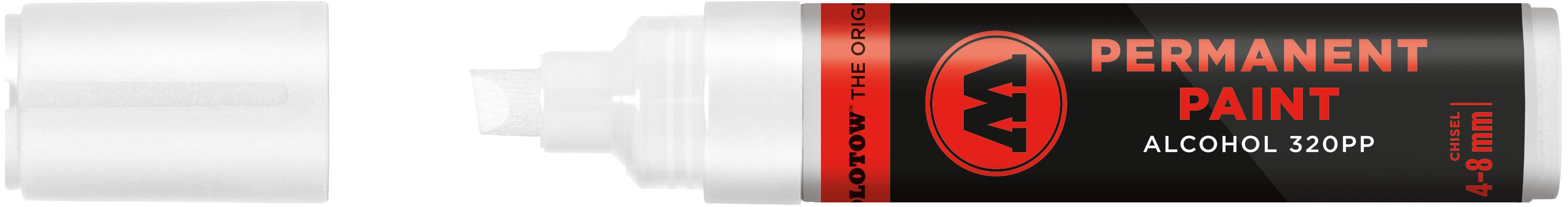 Marker Permanent Paint 320PP Alcohol, 4-8mm, Nr.160, signalweiss