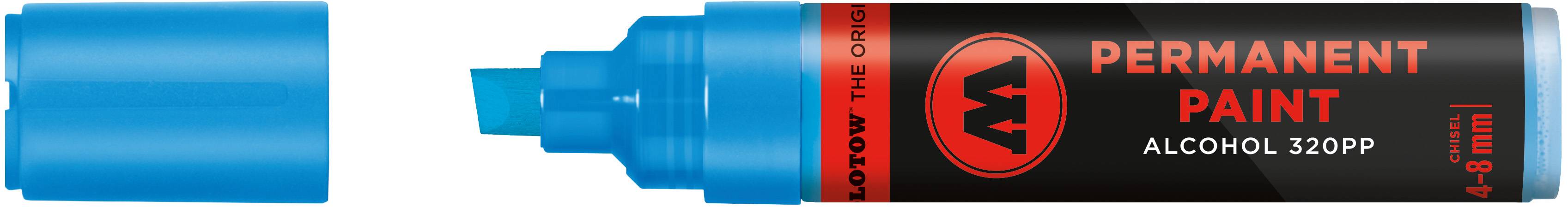 Marker Permanent Paint 320PP Alcohol, 4-8mm, schockblau mittel