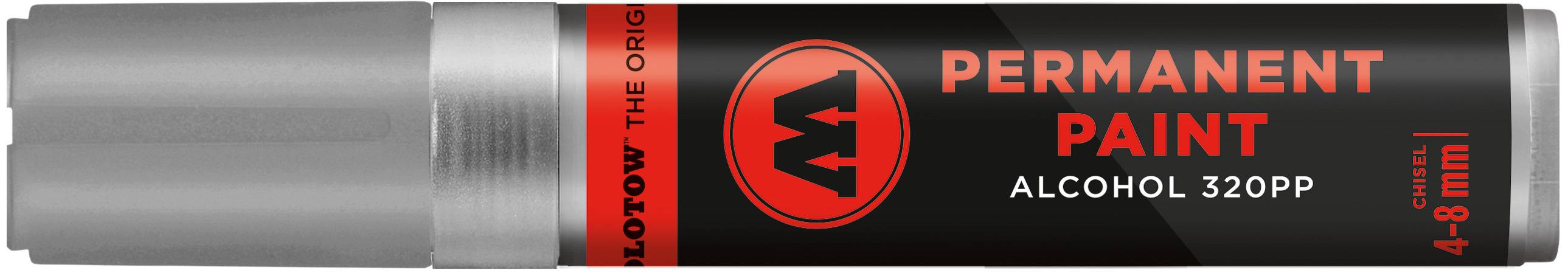 Marker Permanent Paint 320PP Alcohol, 4-8mm, Nr. 400, chrom