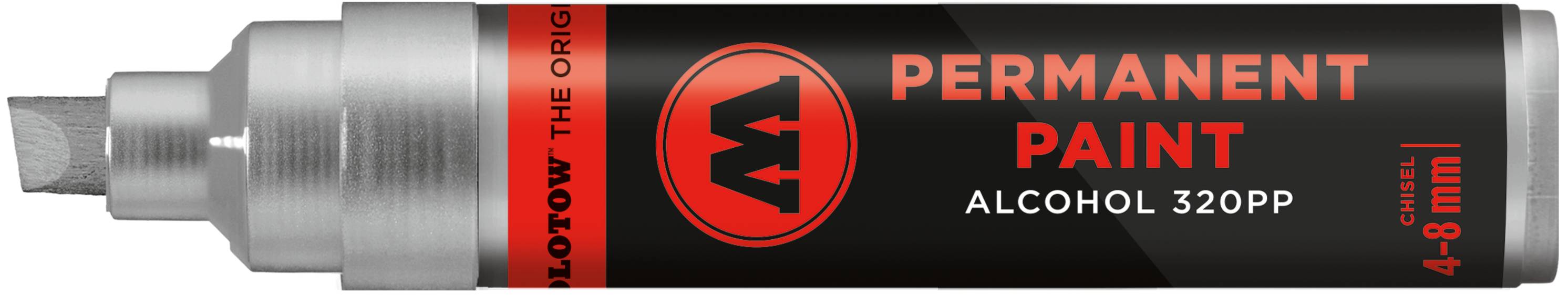 Marker Permanent Paint 320PP Alcohol, 4-8mm, Nr. 400, chrom