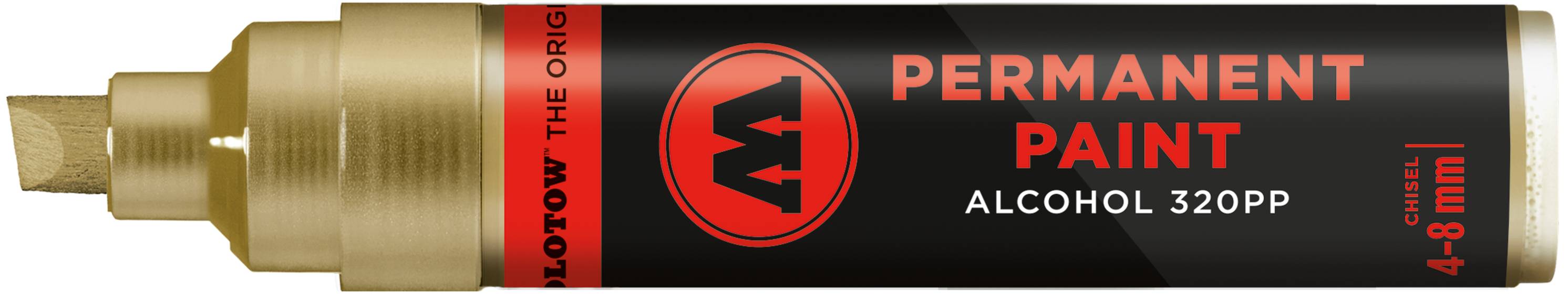 Marker Permanent Paint 320PP Alcohol, 4-8mm, Nr. 401, gold