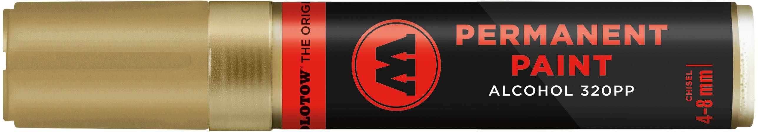 Marker Permanent Paint 320PP Alcohol, 4-8mm, Nr. 401, gold