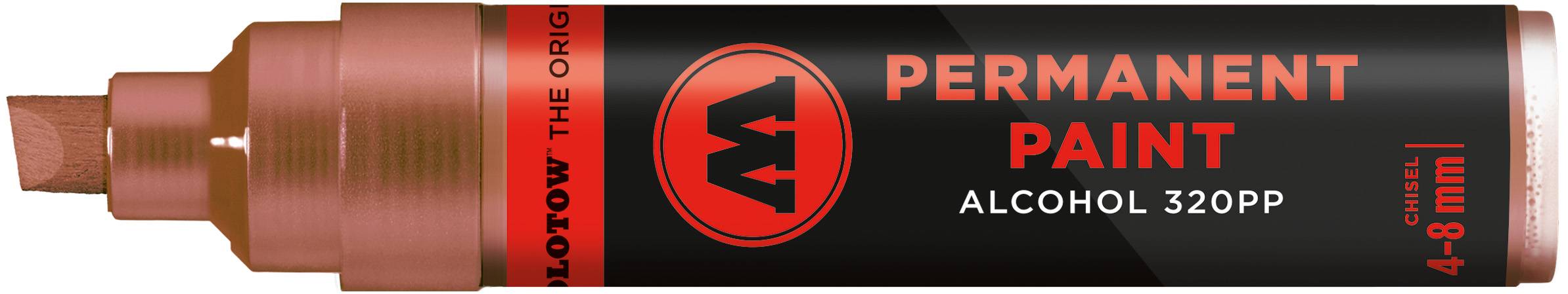 Marker Permanent Paint 320PP Alcohol, 4-8mm, Nr. 402, kupfer