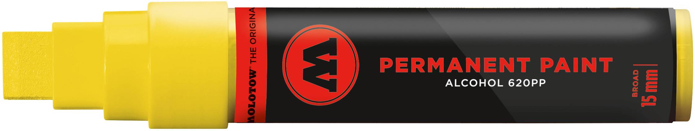 Marker Permanent Paint 620PP Alcohol, 15mm, zinkgelb