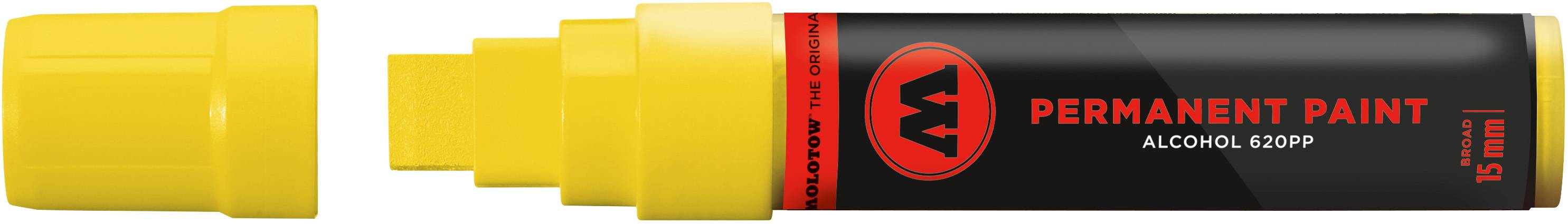 Marker Permanent Paint 620PP Alcohol, 15mm, zinkgelb