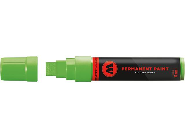 Marker Permanent Paint 620PP Alcohol, 15mm, cremegrün