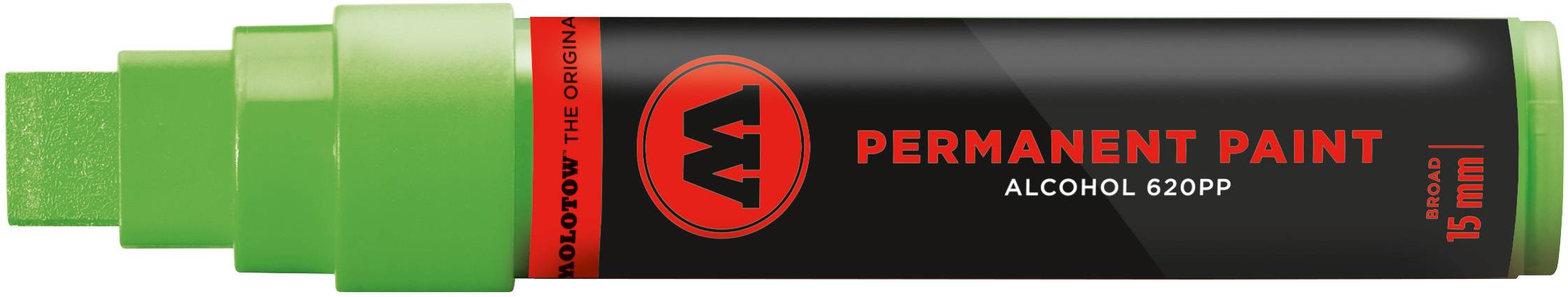 Marker Permanent Paint 620PP Alcohol, 15mm, cremegrün