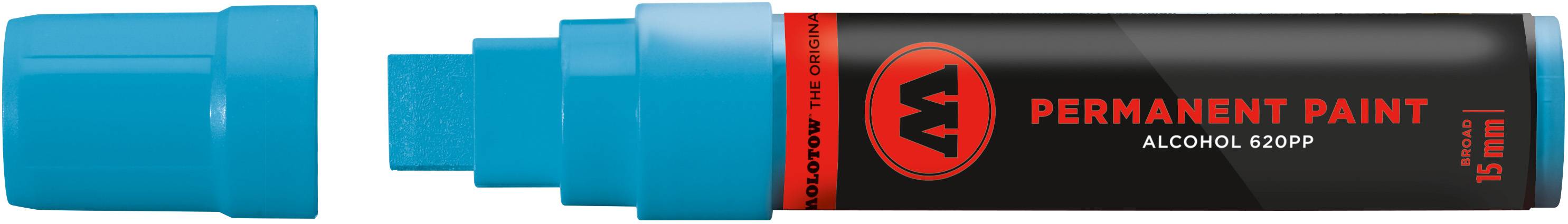 Marker Permanent Paint 620PP Alcohol, 15mm, schockblau mittel