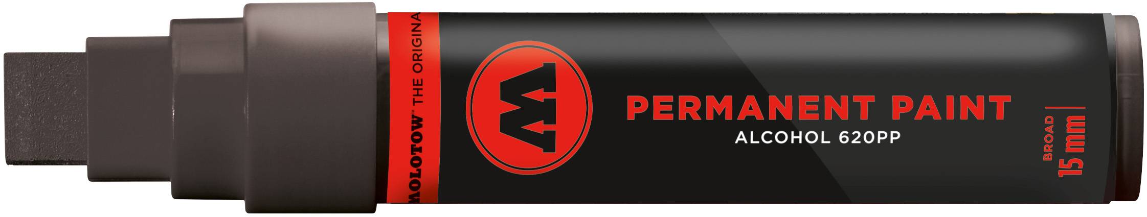 Marker Permanent Paint 620PP Alcohol, 15mm, signalschwarz