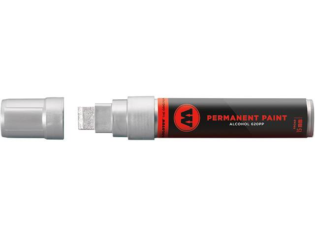 Marker Permanent Paint 620PP Alcohol, 15mm, chromsilber