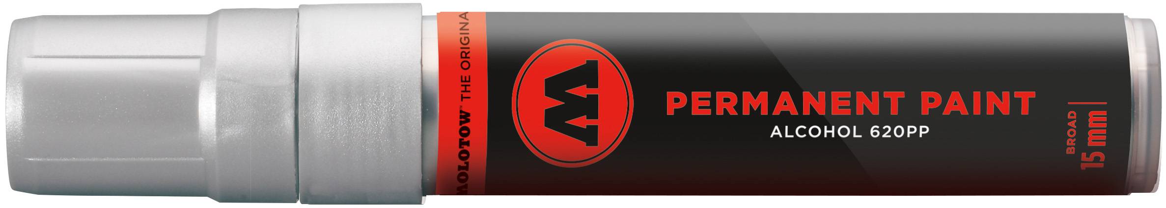 Marker Permanent Paint 620PP Alcohol, 15mm, chromsilber