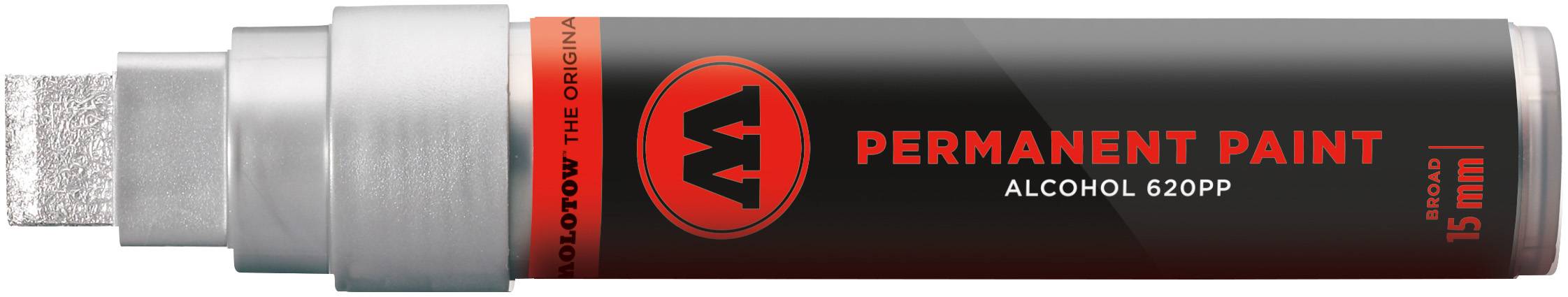 Marker Permanent Paint 620PP Alcohol, 15mm, chromsilber