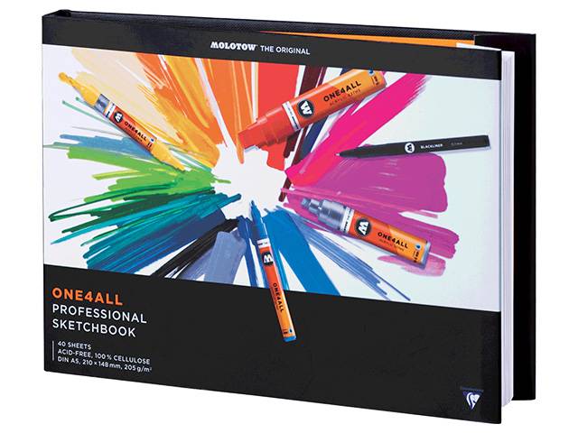 Zeichenbuch ONE4ALL Professional Sketchbook, DIN A5, landscape