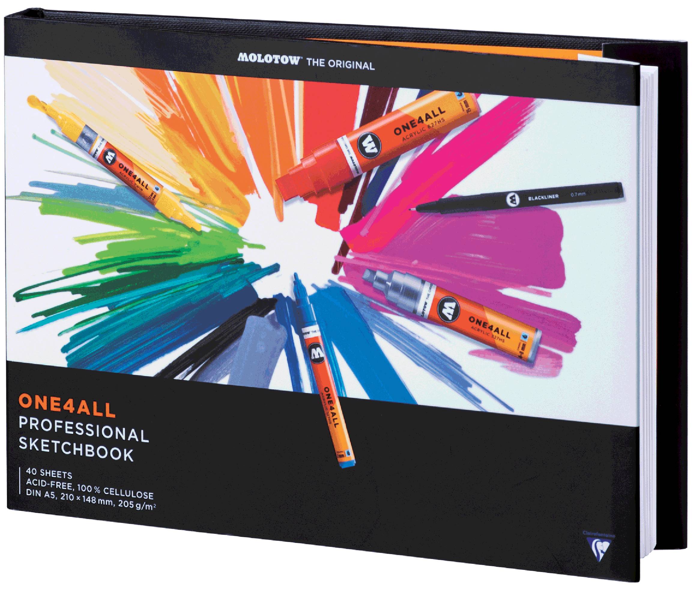 Zeichenbuch ONE4ALL Professional Sketchbook, DIN A5, landscape