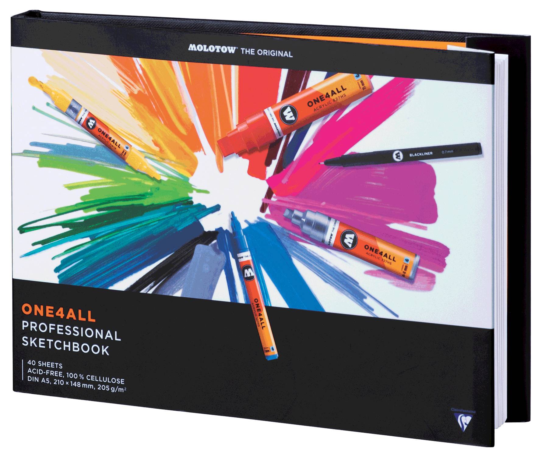 Zeichenbuch ONE4ALL Professional Sketchbook, DIN A5, landscape