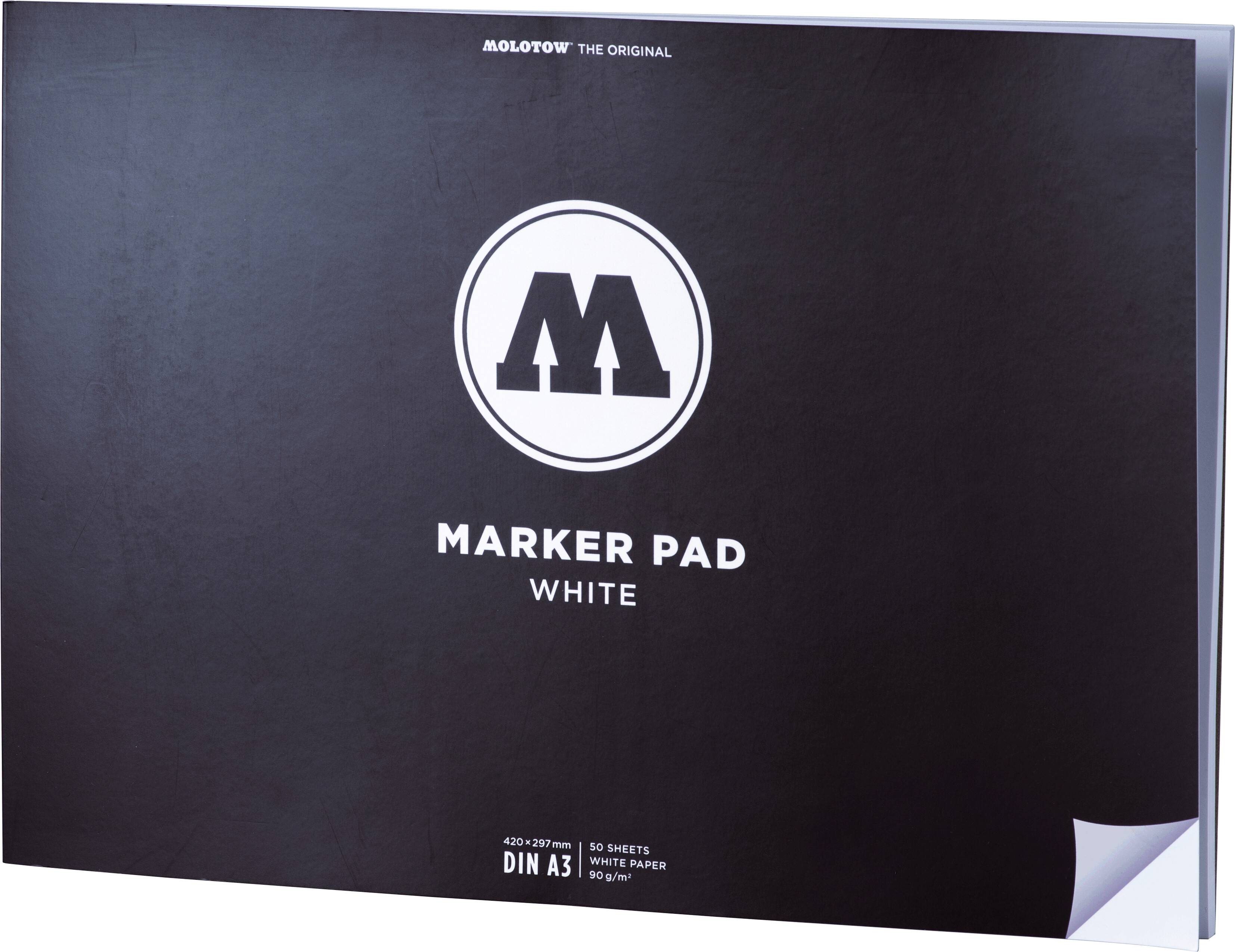 Qualtitätszeichenblock Marker Pad A3 white