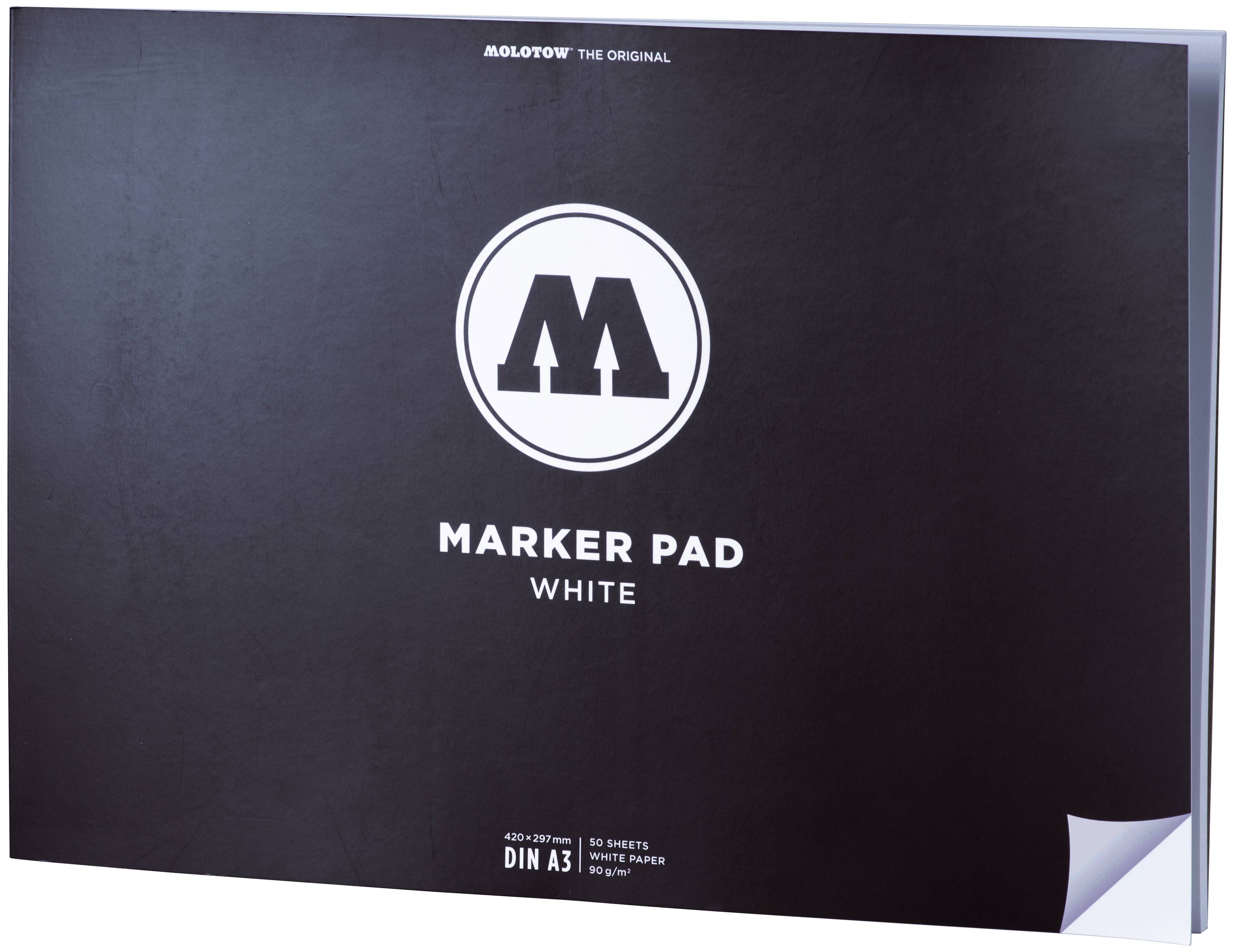 Qualtitätszeichenblock Marker Pad A3 white
