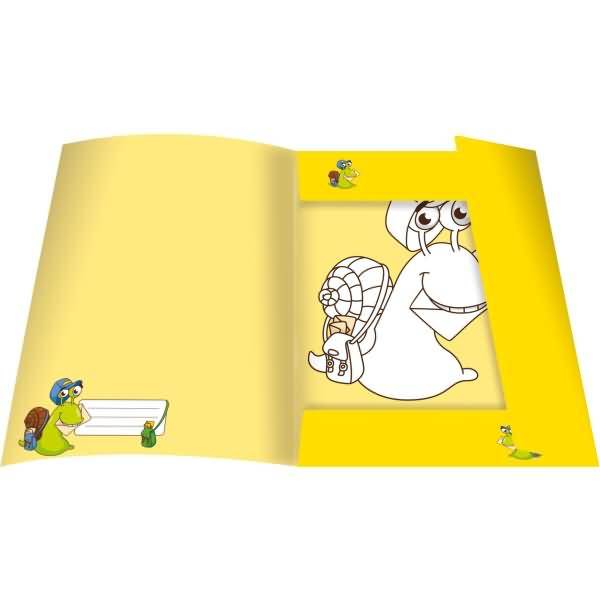 Postmappe A4 Karton gelb