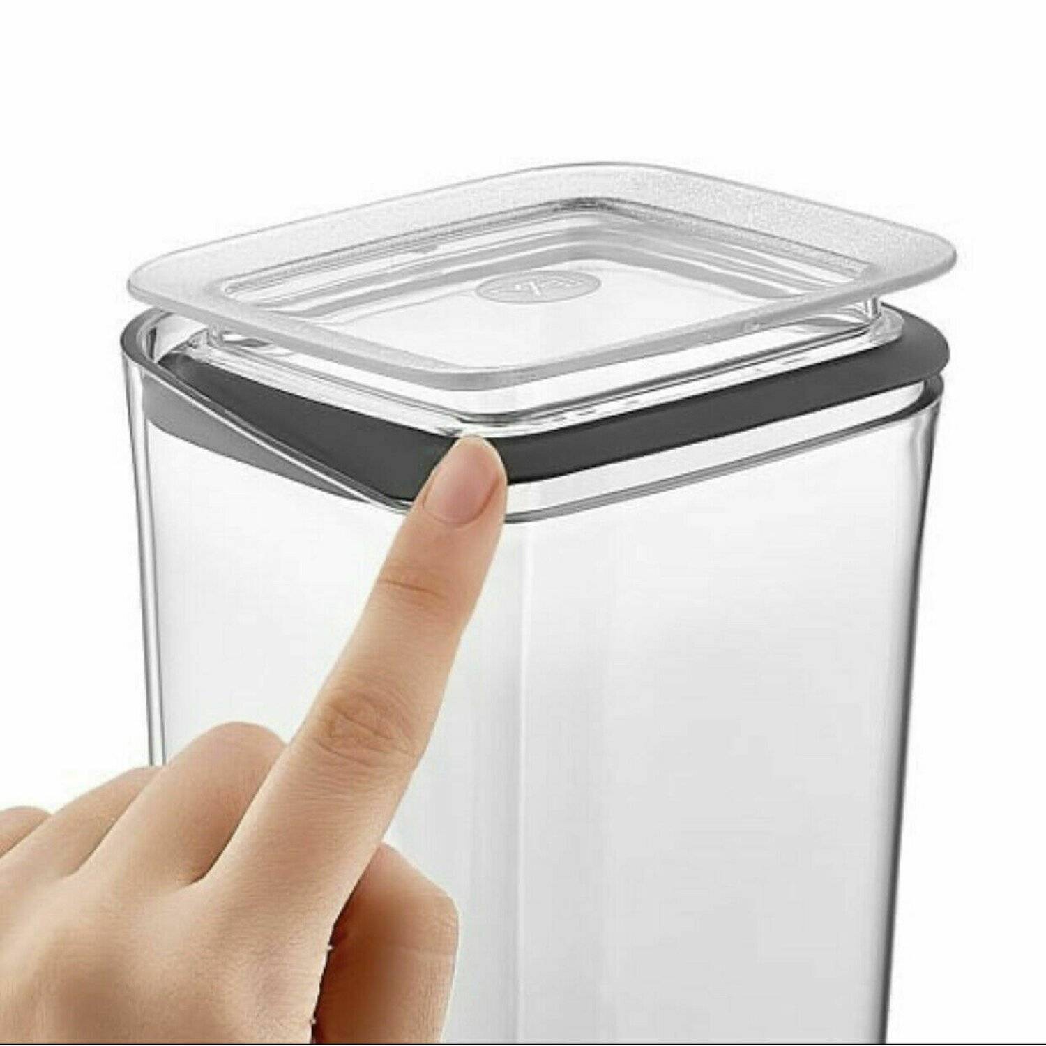Vip Ahmet 25-Teilig Vorratsdosen VorratsBehälter-Set Aufbewahrung Eckig Set VP-260 Aufbewahrungsbox-Set transparent