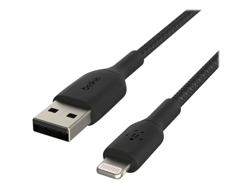 Belkin BOOST CHARGE - Lightning-Kabel - Lightning männlich bis USB männlich - 2 m - Schwarz - für Apple iPad/iPhone/iPod (Lightning)