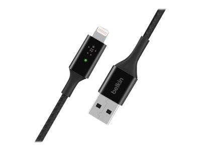 Belkin BOOST CHARGE Smart - Lightning-Kabel - USB männlich bis Lightning männlich - 1.2 m - Schwarz - für Apple iPad/iPhone/iPod (Lightning)