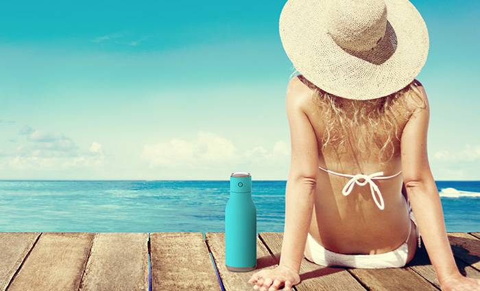 Asobu BT60, 500 ml, Tägliche Nutzung, Türkis, Edelstahl, 24 h, 12 h