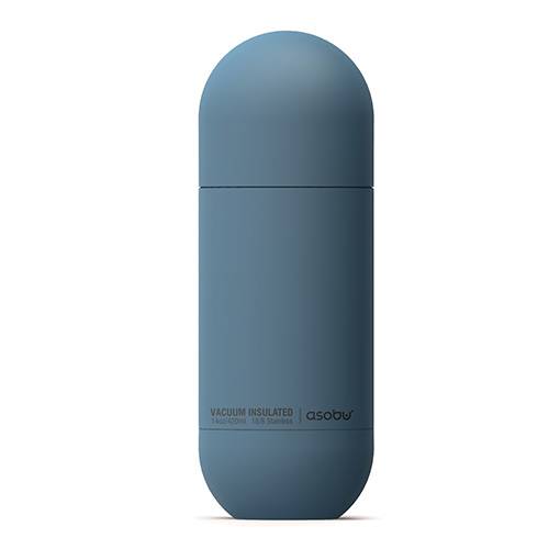 Asobu Orb, 430 ml, Tägliche Nutzung, Blau, Edelstahl, 24 h, 12 h