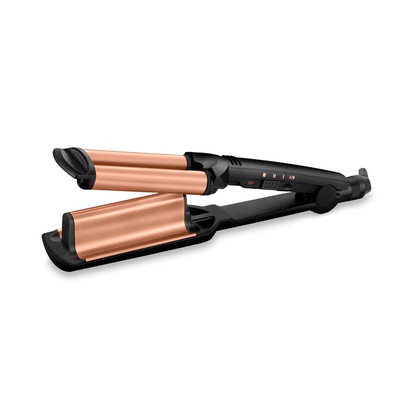 BaByliss Deep Waves, Lockenstab, Warm, Alle Haare, trockenes Haar, Schwarz, Orange, 2,5 m