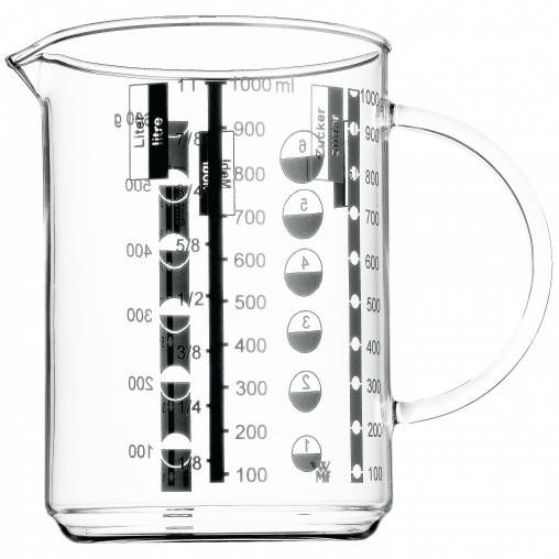WMF Messbecher 1.0 l Gourmet, 1 l, Glas, 1 Stück(e)