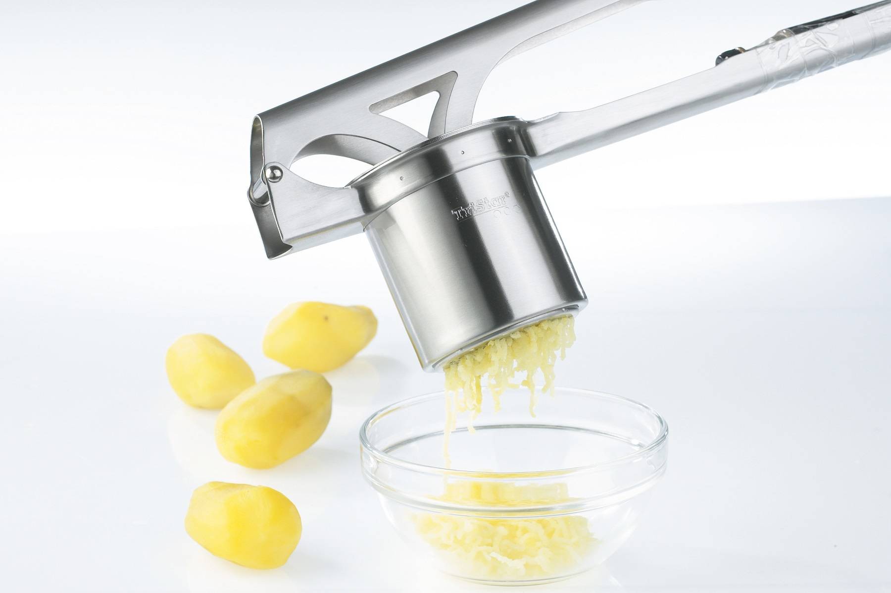 GEFU 13100, Kartoffelpresse, Edelstahl, Edelstahl, 350 mm, 80 mm